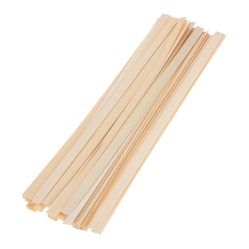 MUELODSIC 50 Stück Bambus Flechtstreifen Diy Bastelset Flache Stäbchen für Handgefertigte Fächer Blumen Korb Streifen Kreative Bastelmaterialien für Vielseitige Webprojekte MUELODSIC 50 Stück Bambus Flechtstreifen Diy Bastelset Flache Stäbchen für Handgefertigte Fächer Blumen Korb Streifen Kreative Bastelmaterialien für Vielseitige Webprojekte von MUELODSIC