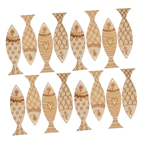 MUELODSIC 50 Stück Bemalte Fischanhänger Blanke Fischornamente Fischanhänger Aus Naturholz Scrapbooking Fischornamente Hölzerne Fisch Hängeornamente Holzfischausschnitte MUELODSIC 50 Stück Bemalte Fischanhänger Blanke Fischornamente Fischanhänger Aus Naturholz Scrapbooking Fischornamente Hölzerne Fisch Hängeornamente Holzfischausschnitte von MUELODSIC