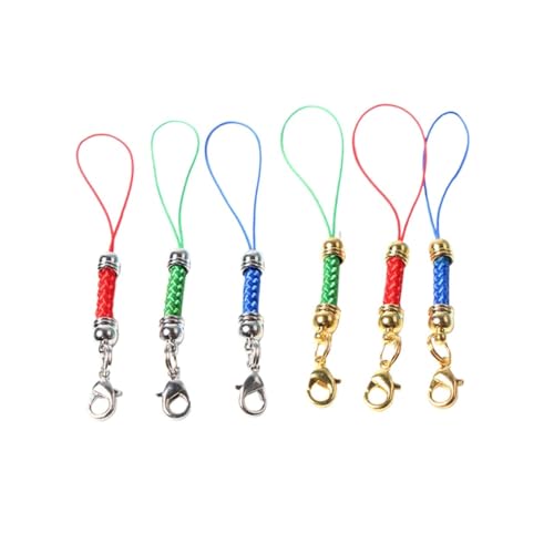 MUELODSIC 50 Stück Bunte DIY Schmuck Zubehör Lariat Cord mit Karabiner Charm Straps für Handy Schlüsselanhänger USB Stick Leichte Abnehmbare Verbindungsschlaufen Zufällige MUELODSIC 50 Stück Bunte DIY Schmuck Zubehör Lariat Cord mit Karabiner Charm Straps für Handy Schlüsselanhänger USB Stick Leichte Abnehmbare Verbindungsschlaufen Zufällige von MUELODSIC