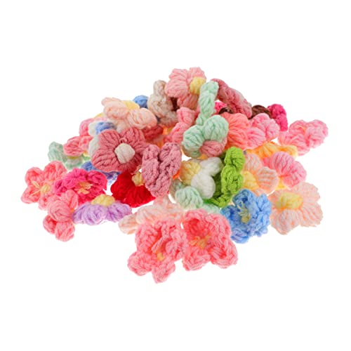 MUELODSIC 50 Stück Häkelblumen Aufnäher Dekorative Blumen Patches aus Hochwertiger Wolle für DIY Kleidung Hüte und Haarschmuck Zufällige Farben Zufällige Farbe Zufällige Farbe MUELODSIC 50 Stück Häkelblumen Aufnäher Dekorative Blumen Patches aus Hochwertiger Wolle für DIY Kleidung Hüte und Haarschmuck Zufällige Farben Zufällige Farbe Zufällige Farbe von MUELODSIC