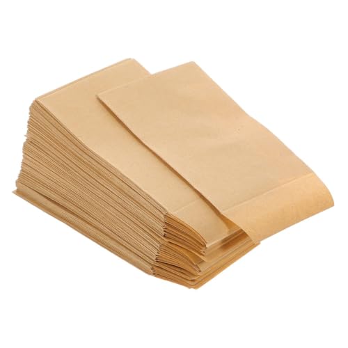 MUELODSIC 50 Stück Kraftpapier Samenumschläge Selbstklebend Feuchtigkeitsdicht Aufbewahrungstaschen für Saatgut Kleine Verpackungsumschläge zur Lagerung von Samen und Kleinteilen von MUELODSIC