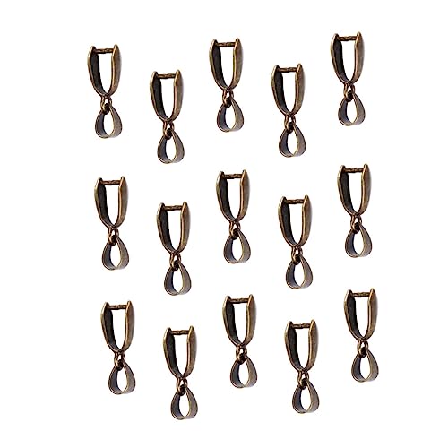 MUELODSIC 50 Stück Metall Pinch Clip Anhängerverbinder Schmuckzubehör DIY Perlen Halsketten Armband Anhänger Verschluss Bronze für Schmuckherstellung MUELODSIC 50 Stück Metall Pinch Clip Anhängerverbinder Schmuckzubehör DIY Perlen Halsketten Armband Anhänger Verschluss Bronze für Schmuckherstellung von MUELODSIC