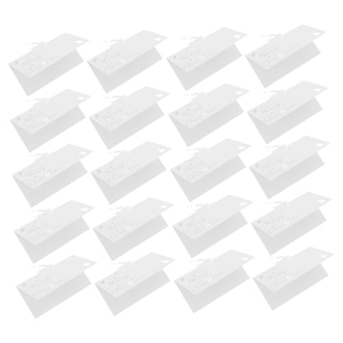 MUELODSIC 50 Stück Namenskarten Für Tische Hochzeitskarten Tischkarten Für Tische Teepartys Tischzeltkarten Papier Namenskarten Sitzkarten Sitzkarten Namenszeltkarten Weiß von MUELODSIC