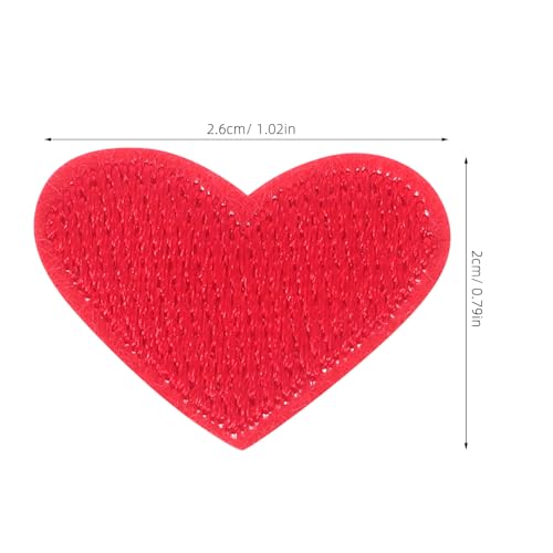 MUELODSIC 50 Stück Rote Herz-aufnäher Bestickt zum Aufbügeln und Aufnähen Strapazierfähige Applikationen für Kleidung Jacken Rucksäcke Schuhe Vielseitig für Reparaturen und Dekoration MUELODSIC 50 Stück Rote Herz-aufnäher Bestickt zum Aufbügeln und Aufnähen Strapazierfähige Applikationen für Kleidung Jacken Rucksäcke Schuhe Vielseitig für Reparaturen und Dekoration von MUELODSIC