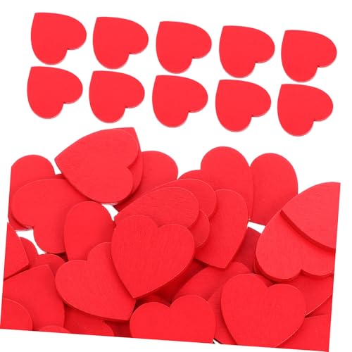 MUELODSIC 50 Stück Rote Holzherzen zum Basteln Dicke DIY Holzteile für Hochzeit Deko Leichte Holzscheiben ohne Loch Kreative Tisch und Partydekoration für Handarbeit MUELODSIC 50 Stück Rote Holzherzen zum Basteln Dicke DIY Holzteile für Hochzeit Deko Leichte Holzscheiben ohne Loch Kreative Tisch und Partydekoration für Handarbeit von MUELODSIC