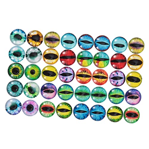MUELODSIC 50 Stück Runde Tieraugen Cabochon Aufkleber DIY Schmuck Charms Zubehör für Bastelprojekte und Dekoration Gemischte Farben Zufällige Farbe Zufällige Farbe MUELODSIC 50 Stück Runde Tieraugen Cabochon Aufkleber DIY Schmuck Charms Zubehör für Bastelprojekte und Dekoration Gemischte Farben Zufällige Farbe Zufällige Farbe von MUELODSIC