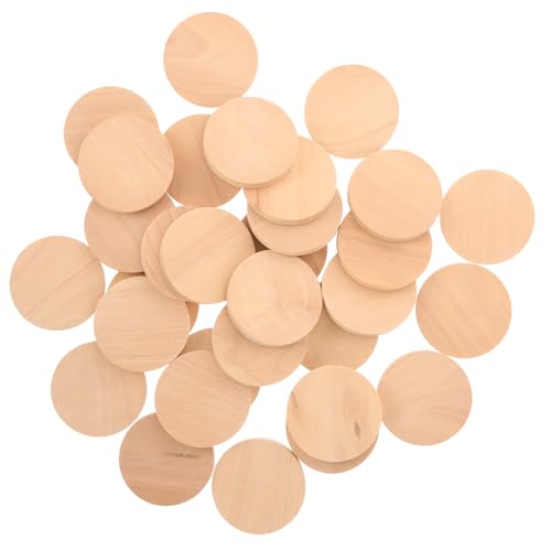 MUELODSIC 50 Stück Unfertige Holzscheiben Runde Holzscheiben für Basteln DIY Handwerk Gravur Malen Partydekoration Rustikale Holzplatten für Kreative Projekte MUELODSIC 50 Stück Unfertige Holzscheiben Runde Holzscheiben für Basteln DIY Handwerk Gravur Malen Partydekoration Rustikale Holzplatten für Kreative Projekte von MUELODSIC