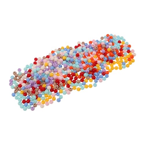 MUELODSIC 500 Stück Bunte Acrylperlen mit Großem Runde Spacer Beads für DIY Schmuckherstellung Leichte Bastelperlen für Armbänder Halsketten und Kreative Handwerksprojekte MUELODSIC 500 Stück Bunte Acrylperlen mit Großem Runde Spacer Beads für DIY Schmuckherstellung Leichte Bastelperlen für Armbänder Halsketten und Kreative Handwerksprojekte von MUELODSIC
