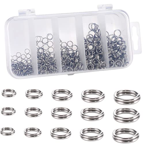 MUELODSIC 500 Stück Teiliges Spaltring Set aus Rostfreiem Metall Robuste Sprungringe für Schmuckherstellung Angeln und Basteln Langlebige Verbindungselemente für DIY Charms und MUELODSIC 500 Stück Teiliges Spaltring Set aus Rostfreiem Metall Robuste Sprungringe für Schmuckherstellung Angeln und Basteln Langlebige Verbindungselemente für DIY Charms und von MUELODSIC