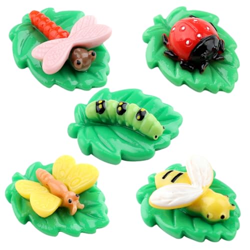 MUELODSIC 5St Mikro-Landschaftsverzierung winzige Figuren Miniatur-Anhänger Scrapbooking-Anhänger kühlschrankaufkleber die Critters Kleintier Harzfüllstoffe und Verzierungen Mini zum Basteln von MUELODSIC