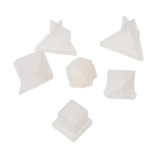 MUELODSIC 6 Stück Praktische Teilig Silikonform für Würfelherstellung Langlebige DIY Gießform aus Sicherem Material Vielseitig für Polyedrische Spielwürfel für Bastelfreunde und Spieler MUELODSIC 6 Stück Praktische Teilig Silikonform für Würfelherstellung Langlebige DIY Gießform aus Sicherem Material Vielseitig für Polyedrische Spielwürfel für Bastelfreunde und Spieler von MUELODSIC