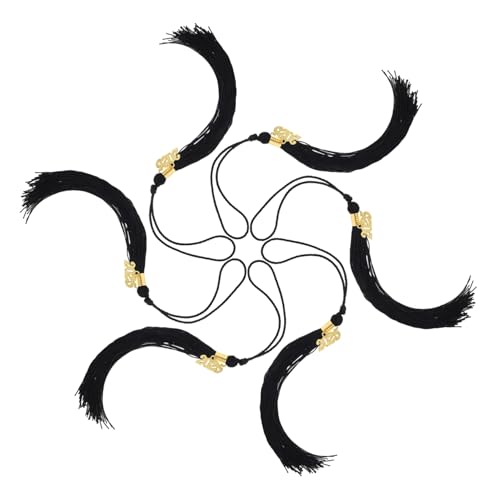 MUELODSIC 6 Stück Teiliges Abschluss Quasten aus Polyester Weiche und Langlebige College Student Cap Dekoration DIY Graduation Cap Tassel Charms für Hochschulabschluss Einfache Anbringung von MUELODSIC