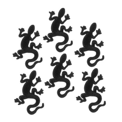 MUELODSIC 6 Stück Teiliges Gecko Stickerei Aufnäher Bestickte Stoffflicken zum Aufnähen und Aufbügeln Robuste Dekorationspatches für Jacken Hüte Rucksäcke Vielseitig Einsetzbar ohne Kleber MUELODSIC 6 Stück Teiliges Gecko Stickerei Aufnäher Bestickte Stoffflicken zum Aufnähen und Aufbügeln Robuste Dekorationspatches für Jacken Hüte Rucksäcke Vielseitig Einsetzbar ohne Kleber von MUELODSIC
