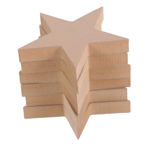 MUELODSIC 6 Stück Teiliges MDF Holzsterne zum Basteln Naturbelassen Blanke Stern Holzornamente für DIY Weihnachts Hochzeits und Partydekoration Vielseitig Einsetzbar für Wand und MUELODSIC 6 Stück Teiliges MDF Holzsterne zum Basteln Naturbelassen Blanke Stern Holzornamente für DIY Weihnachts Hochzeits und Partydekoration Vielseitig Einsetzbar für Wand und von MUELODSIC