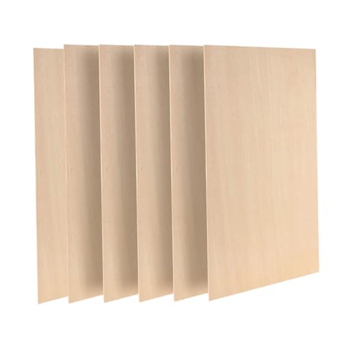 MUELODSIC 6 Stück Teiliges Rechteckige Holzscheiben Stark Natürliche DIY Bastelholzplatten für Handwerk Dekoration Kreative Holzstücke zum Bemalen und Gestalten MUELODSIC 6 Stück Teiliges Rechteckige Holzscheiben Stark Natürliche DIY Bastelholzplatten für Handwerk Dekoration Kreative Holzstücke zum Bemalen und Gestalten von MUELODSIC