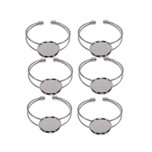 MUELODSIC 6 Stück Teiliges Rundes Kupfer Y Förmiges DIY Armband Basisset Verstellbar Langlebig Schmuckverbinder für Individuelle Schmuckherstellung MUELODSIC 6 Stück Teiliges Rundes Kupfer Y Förmiges DIY Armband Basisset Verstellbar Langlebig Schmuckverbinder für Individuelle Schmuckherstellung von MUELODSIC