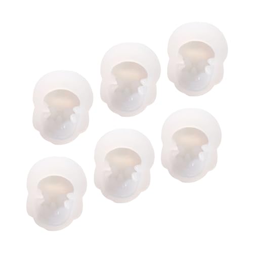 MUELODSIC 6 Stück Teiliges Silikon Skull Schmuckformen Flexible Wiederverwendbare Epoxidharz Gießformen Leicht zu Entformen Robust und Waschbar für DIY Schmuckherstellung MUELODSIC 6 Stück Teiliges Silikon Skull Schmuckformen Flexible Wiederverwendbare Epoxidharz Gießformen Leicht zu Entformen Robust und Waschbar für DIY Schmuckherstellung von MUELODSIC