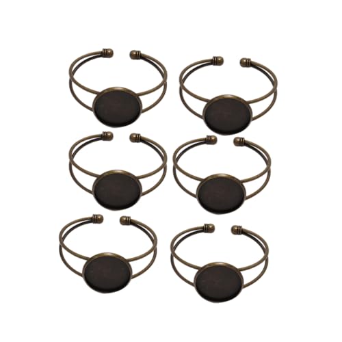 MUELODSIC 6 Stück Teiliges Y Förmiges Kupferarmband DIY Schmuck Bastelset Verstellbar Antik Bronzefarben Langlebig und Rostfrei für Personalisierte Cabochon Anhänger MUELODSIC 6 Stück Teiliges Y Förmiges Kupferarmband DIY Schmuck Bastelset Verstellbar Antik Bronzefarben Langlebig und Rostfrei für Personalisierte Cabochon Anhänger von MUELODSIC
