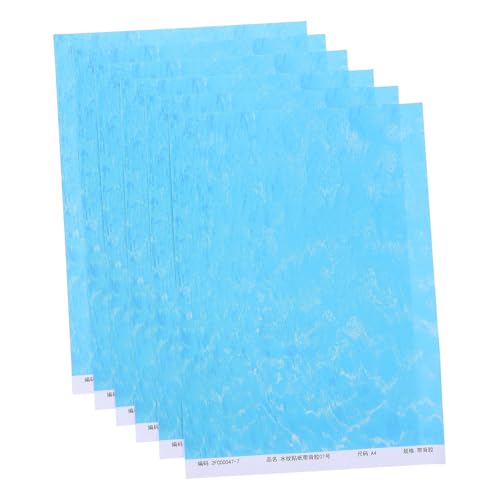 MUELODSIC 6 Stück Wasserwellen Aufkleber Realistische Wasseroberfläche DIY Landschaftsmodell Pool Dekoration Sticker für Miniatur Fluss Bach Sandtisch Szenen MUELODSIC 6 Stück Wasserwellen Aufkleber Realistische Wasseroberfläche DIY Landschaftsmodell Pool Dekoration Sticker für Miniatur Fluss Bach Sandtisch Szenen von MUELODSIC