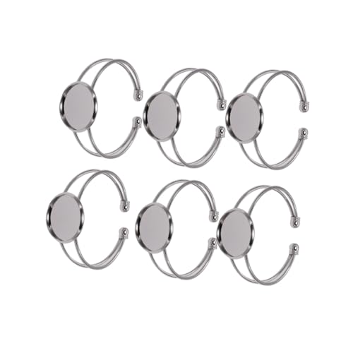 MUELODSIC 6 Stück Y Förmige Kupfer Armbandrohlinge DIY Schmuckherstellung Verstellbar Robust für Individuelle Armbänder und Anhänger Kreative Bastelsets MUELODSIC 6 Stück Y Förmige Kupfer Armbandrohlinge DIY Schmuckherstellung Verstellbar Robust für Individuelle Armbänder und Anhänger Kreative Bastelsets von MUELODSIC