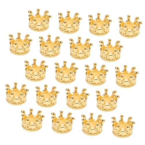 MUELODSIC 60 Stück Mini Kronen Anhänger aus Langlebiger Legierung Kleine Goldene Kronen Schmuckanhänger für DIY Armband Halskette Schlüsselanhänger Bastel Zubehör MUELODSIC 60 Stück Mini Kronen Anhänger aus Langlebiger Legierung Kleine Goldene Kronen Schmuckanhänger für DIY Armband Halskette Schlüsselanhänger Bastel Zubehör von MUELODSIC