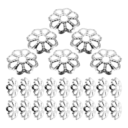 MUELODSIC 600 Stück Blumen Spacer Beads Hohles Eisen Blumen Bead Caps für Diy Schmuckherstellung von Armbändern und Ohrringen Charm Schmuck Zubehör MUELODSIC 600 Stück Blumen Spacer Beads Hohles Eisen Blumen Bead Caps für Diy Schmuckherstellung von Armbändern und Ohrringen Charm Schmuck Zubehör von MUELODSIC