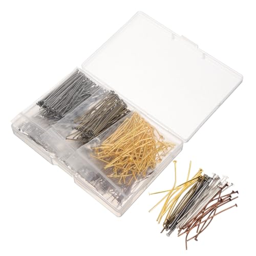MUELODSIC 600 Stück Flachkopfstifte für Schmuckherstellung Robuste DIY Kopfstifte für Ohrringe und Einfach zu Verwenden und Tragbar MUELODSIC 600 Stück Flachkopfstifte für Schmuckherstellung Robuste DIY Kopfstifte für Ohrringe und Einfach zu Verwenden und Tragbar von MUELODSIC