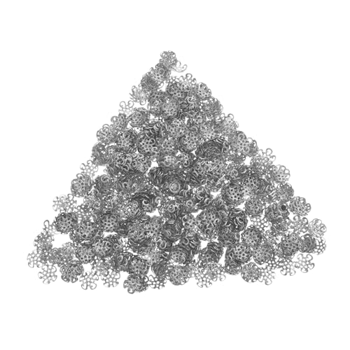 MUELODSIC 600 Stücke Metall Perlenkappen Blütenform Zierlich Langlebig für Schmuckherstellung DIY Armbänder Halsketten Ohrschmuck Zubehör MUELODSIC 600 Stücke Metall Perlenkappen Blütenform Zierlich Langlebig für Schmuckherstellung DIY Armbänder Halsketten Ohrschmuck Zubehör von MUELODSIC