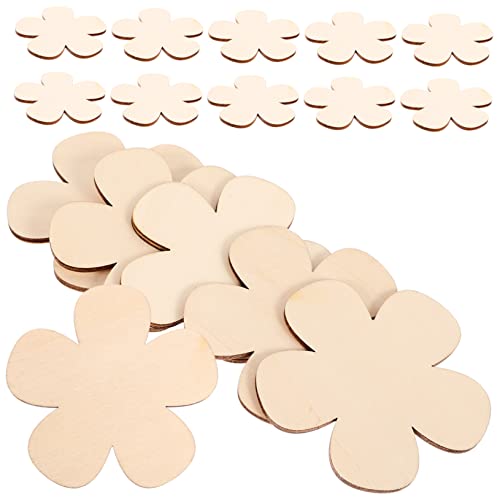MUELODSIC 60Stücke DIY Holzblumenformen Unvollendete Holzverzierungen für Bastelprojekte für Hochzeiten Feiertagsfeiern und Valentinstag Dekorationen MUELODSIC 60Stücke DIY Holzblumenformen Unvollendete Holzverzierungen für Bastelprojekte für Hochzeiten Feiertagsfeiern und Valentinstag Dekorationen von MUELODSIC