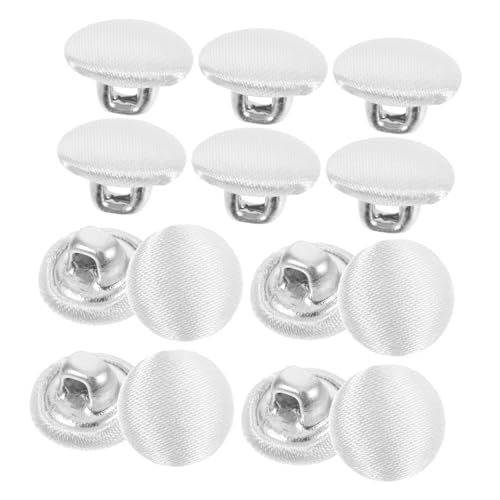 MUELODSIC 60Stücke Handgefertigte Runde Stoffknöpfe mit Satin Finish für Hochzeitskleider Blazer und Pyjamas Elegantes Zubehör für Näharbeiten und DIY Projekte MUELODSIC 60Stücke Handgefertigte Runde Stoffknöpfe mit Satin Finish für Hochzeitskleider Blazer und Pyjamas Elegantes Zubehör für Näharbeiten und DIY Projekte von MUELODSIC