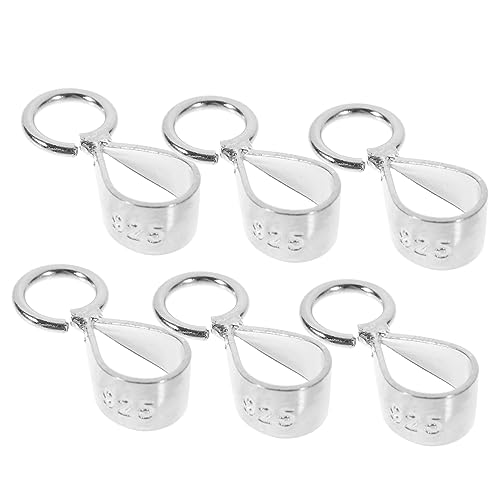 MUELODSIC 6Stücke Anhänger Verschlüsse Verstellbare Schmuckverbinder für Halsketten Armbänder DIY Schmuckherstellung Langlebige Karabinerverschlüsse für Designs MUELODSIC 6Stücke Anhänger Verschlüsse Verstellbare Schmuckverbinder für Halsketten Armbänder DIY Schmuckherstellung Langlebige Karabinerverschlüsse für Designs von MUELODSIC