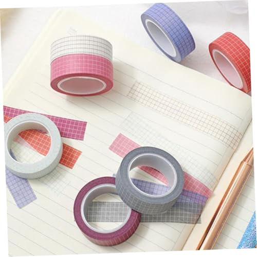 MUELODSIC 7 Rollen Teiliges Washi Tape Robustes Dekoratives Klebeband aus Hochwertigem Washi material Vielseitig für Scrapbooks Tagebücher Fotoalben und DIY Bastelprojekte Leicht und von MUELODSIC
