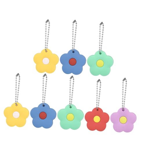 MUELODSIC 8 Stck Teiliges Blumenschlüssel abdeckungsset aus Flexiblem Silikon Bunte Schlüsselkappen mit DIY halterung Schmutz Rostschützende Schlüsselhüllen für Haus Wohnungsschlüssel MUELODSIC 8 Stck Teiliges Blumenschlüssel abdeckungsset aus Flexiblem Silikon Bunte Schlüsselkappen mit DIY halterung Schmutz Rostschützende Schlüsselhüllen für Haus Wohnungsschlüssel von MUELODSIC