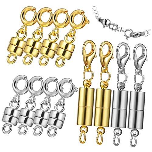 MUELODSIC 8 Stück Magnetische Verschlüsse für Karabinerhaken Leichte und Magnetverschlüsse für Schmuckherstellung und Installieren MUELODSIC 8 Stück Magnetische Verschlüsse für Karabinerhaken Leichte und Magnetverschlüsse für Schmuckherstellung und Installieren von MUELODSIC