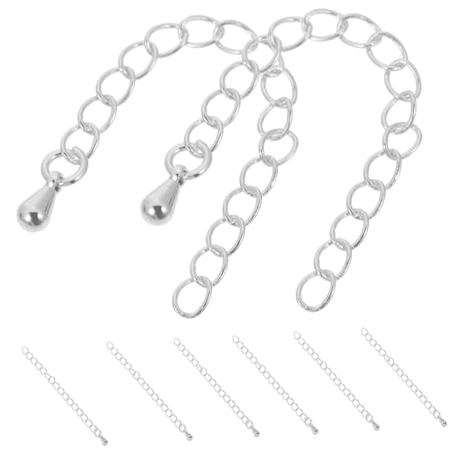 MUELODSIC 8 Stück Teiliges Kettenverlängerungs Langlebigem Legierungs material Goldfarben DIY Schmuckverlängerung für Halsketten Armbänder Fußkettchen Vielseitig Einsetzbar MUELODSIC 8 Stück Teiliges Kettenverlängerungs Langlebigem Legierungs material Goldfarben DIY Schmuckverlängerung für Halsketten Armbänder Fußkettchen Vielseitig Einsetzbar von MUELODSIC