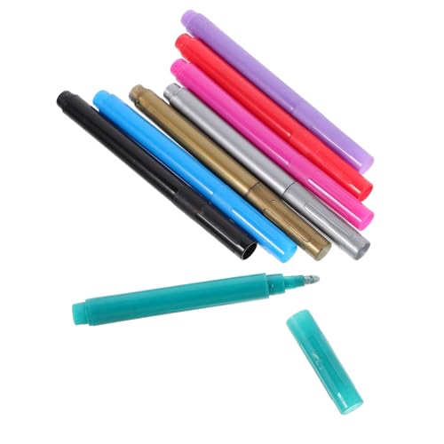 MUELODSIC 8 Stück Teiliges Paint Marker für Glas Weingläser Abwischbar Langlebig Flexible Spitze für Doodling Skizzieren Malen Leicht Tragbar Geeignet als für Erwachsene MUELODSIC 8 Stück Teiliges Paint Marker für Glas Weingläser Abwischbar Langlebig Flexible Spitze für Doodling Skizzieren Malen Leicht Tragbar Geeignet als für Erwachsene von MUELODSIC