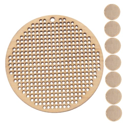 MUELODSIC 8 Stück Teiliges Runde Blanko Holzanhänger Stabile Naturbelassene Holzchips für Kreative DIY Kreuzstich Basteleien Lesezeichen Anhänger und Schmuckgestaltung MUELODSIC 8 Stück Teiliges Runde Blanko Holzanhänger Stabile Naturbelassene Holzchips für Kreative DIY Kreuzstich Basteleien Lesezeichen Anhänger und Schmuckgestaltung von MUELODSIC