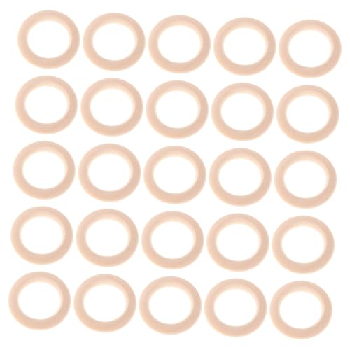 MUELODSIC 80 Stück Holzringe Naturholz Robuste Bastelringe für DIY Schmuck und Makramee Unbemalte Holzbügel als Vielseitige Craft Accessoires für Kreative Projekte MUELODSIC 80 Stück Holzringe Naturholz Robuste Bastelringe für DIY Schmuck und Makramee Unbemalte Holzbügel als Vielseitige Craft Accessoires für Kreative Projekte von MUELODSIC