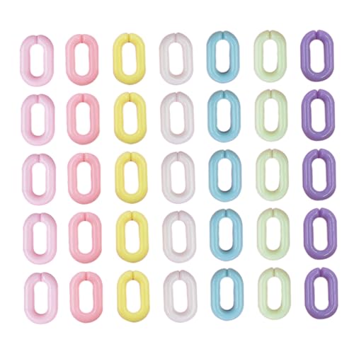 MUELODSIC 800 Stück Oval Acryl Verbindungsringe für DIY Brillenketten Handyketten Hosenketten Bunte Glatte Oberfläche Bruchsicher Sichere und Langlebige Schmuckverbinder MUELODSIC 800 Stück Oval Acryl Verbindungsringe für DIY Brillenketten Handyketten Hosenketten Bunte Glatte Oberfläche Bruchsicher Sichere und Langlebige Schmuckverbinder von MUELODSIC