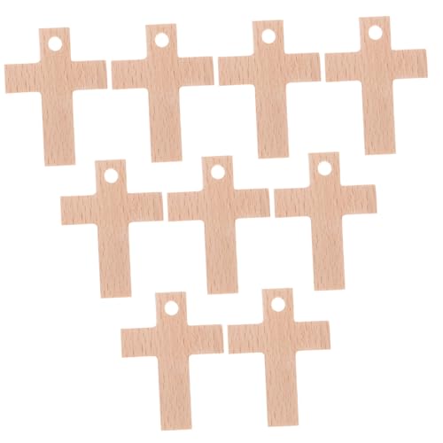 MUELODSIC 9 Stück Teiliges Holz Kreuz Anhänger aus Hochwertigem Buchenholz Kleines Holzcharme zum Aufhängen für Schlüsselanhänger Taschen und Schlüsselbund Dekoration DIY Basteln MUELODSIC 9 Stück Teiliges Holz Kreuz Anhänger aus Hochwertigem Buchenholz Kleines Holzcharme zum Aufhängen für Schlüsselanhänger Taschen und Schlüsselbund Dekoration DIY Basteln von MUELODSIC