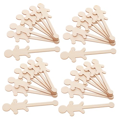 MUELODSIC 90 Stück Teiliges Holz-deko Jungen Mädchenformen Naturbelassene Diy-holzschnittfiguren für Kreative Bastelprojekte Malvorlagen und Zeitgemäße Wohnraumdekoration für Schule und MUELODSIC 90 Stück Teiliges Holz-deko Jungen Mädchenformen Naturbelassene Diy-holzschnittfiguren für Kreative Bastelprojekte Malvorlagen und Zeitgemäße Wohnraumdekoration für Schule und von MUELODSIC
