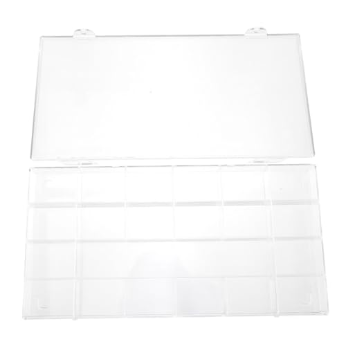 MUELODSIC Acryl Nagel Schmuck Aufbewahrungsbox Transparent Nail Pieces Box mit Klarem Sichtfenster Langlebig Praktischer Fake Nail Organizer mit Übersichtlichem Fachsystem für Nagelornamente MUELODSIC Acryl Nagel Schmuck Aufbewahrungsbox Transparent Nail Pieces Box mit Klarem Sichtfenster Langlebig Praktischer Fake Nail Organizer mit Übersichtlichem Fachsystem für Nagelornamente von MUELODSIC