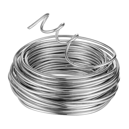 MUELODSIC Aluminiumdraht Zum Künstlerischen Formen: 3 Mm, Hochduktile, Biegsame Metallspule Für Heimwerkerarbeiten – 20 M Lang, Für Die Formung Von Miniatur-bonsai MUELODSIC Aluminiumdraht Zum Künstlerischen Formen: 3 Mm, Hochduktile, Biegsame Metallspule Für Heimwerkerarbeiten – 20 M Lang, Für Die Formung Von Miniatur-bonsai von MUELODSIC