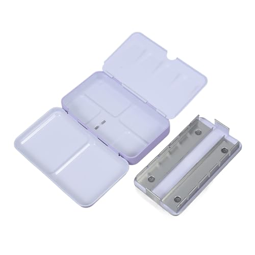 MUELODSIC Aquarell-Farbkasten Aquarell halbe Pfannen Malpalette Schreibtablett aus Sand Tragbare Aquarellpalette Aquarellfarbe Reisekoffer Aquarell -Mischtablett Reise-Farbdose Eisen Violett MUELODSIC Aquarell-Farbkasten Aquarell halbe Pfannen Malpalette Schreibtablett aus Sand Tragbare Aquarellpalette Aquarellfarbe Reisekoffer Aquarell -Mischtablett Reise-Farbdose Eisen Violett von MUELODSIC
