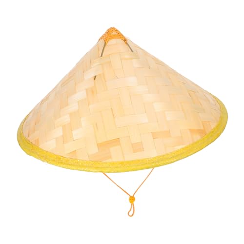 MUELODSIC Authentischer Bamboo Conical Hat für Samurai Cosplay und Kultur Events Traditionell Handgewebt Vielseitig Einsetzbar bei Theater Fotos und Partys MUELODSIC Authentischer Bamboo Conical Hat für Samurai Cosplay und Kultur Events Traditionell Handgewebt Vielseitig Einsetzbar bei Theater Fotos und Partys von MUELODSIC