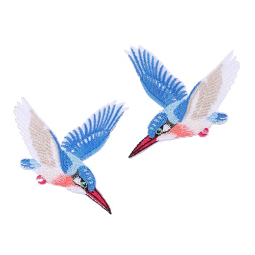 MUELODSIC Bestickte Vogel Bügelflicken DIY Kleidung Reparatur Aufnäher Applikation Shirts Jeans Taschen Selbsthaftend Hitzebeständig Einfache Anwendung mit Bügeleisen MUELODSIC Bestickte Vogel Bügelflicken DIY Kleidung Reparatur Aufnäher Applikation Shirts Jeans Taschen Selbsthaftend Hitzebeständig Einfache Anwendung mit Bügeleisen von MUELODSIC