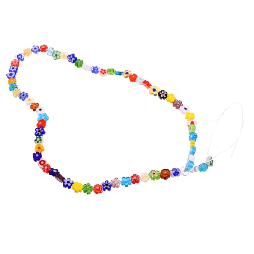 MUELODSIC Blumenförmige Perlen Großes Loch Bunte Schmuckperlen zum Auffädeln für DIY Armbänder Halsketten Ohrringe Bastelzubehör MUELODSIC Blumenförmige Perlen Großes Loch Bunte Schmuckperlen zum Auffädeln für DIY Armbänder Halsketten Ohrringe Bastelzubehör von MUELODSIC
