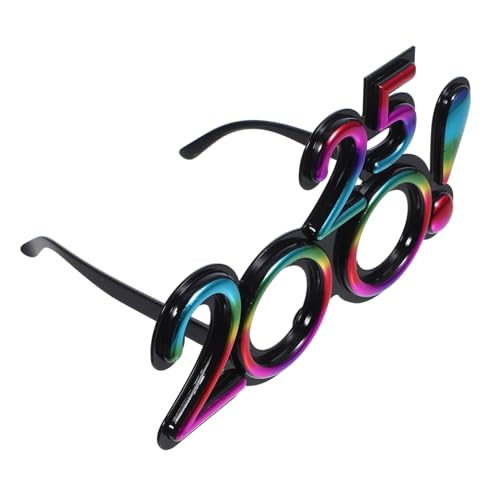 MUELODSIC Brille Partydeko Bunte LED Eyewear Spaßbrille Pc Material Neujahr Fotorequisite von MUELODSIC