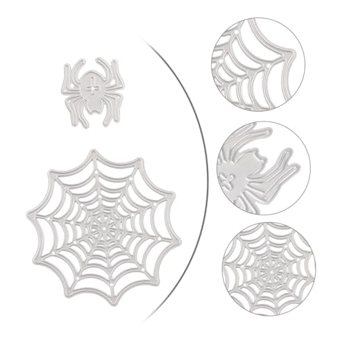 MUELODSIC Carbonstahl Stanzschablone Spinnennetz Stanzform DIY Prägeschablone für Scrapbooking Handgemacht Bastelvorlage Langlebig und Detailreich für Kreative Karten und Papierdekoration MUELODSIC Carbonstahl Stanzschablone Spinnennetz Stanzform DIY Prägeschablone für Scrapbooking Handgemacht Bastelvorlage Langlebig und Detailreich für Kreative Karten und Papierdekoration von MUELODSIC