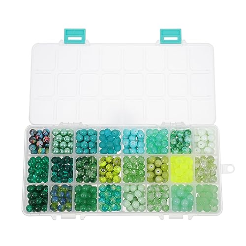 MUELODSIC DIY Glasperlen Farben Gradient Runde Perlen für Schmuckherstellung Basteln von Armbändern Halsketten Hochwertiges Handwerk Zubehör pro Box MUELODSIC DIY Glasperlen Farben Gradient Runde Perlen für Schmuckherstellung Basteln von Armbändern Halsketten Hochwertiges Handwerk Zubehör pro Box von MUELODSIC